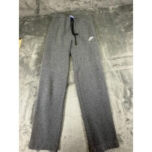 Nike Sportswear Womens Fleece Straight Leg Sweatpants Grey Small BV4089-071